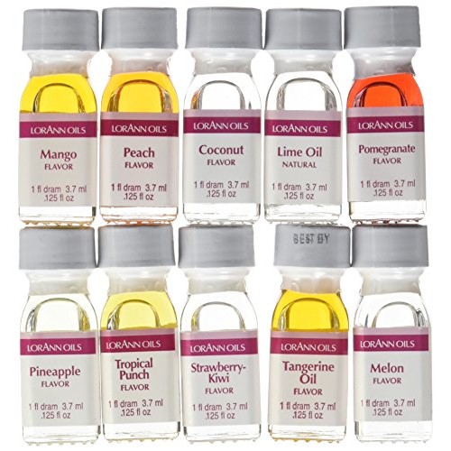 Lorann Oils Dram 10 Pack Ff#2 Fruit Flavor Pack Of 10, 1 Dram