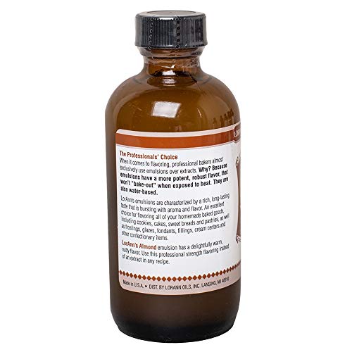 Lorann Almond Bakery Emulsion, 4 Ounce Bottle