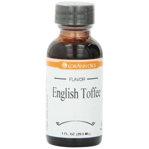 Lorann English Toffee Super Strength, 1 Ounce Bottle - 6 Pack