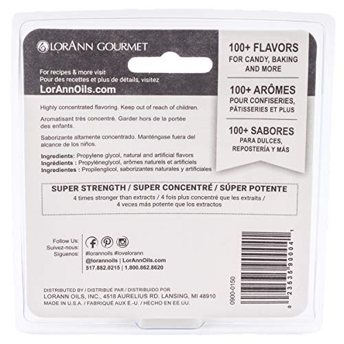 Lorann Green Apple Super Strength Flavor, 1 Dram Bottle .0125 F