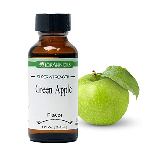 Lorann Green Apple Super Strength Flavor, 1 Ounce Bottle