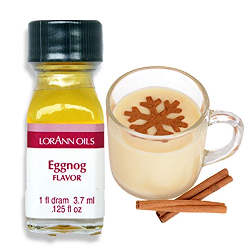 Lorann Super Strength Eggnog Flavor, 1 Dram Bottle .0125 Fl Oz