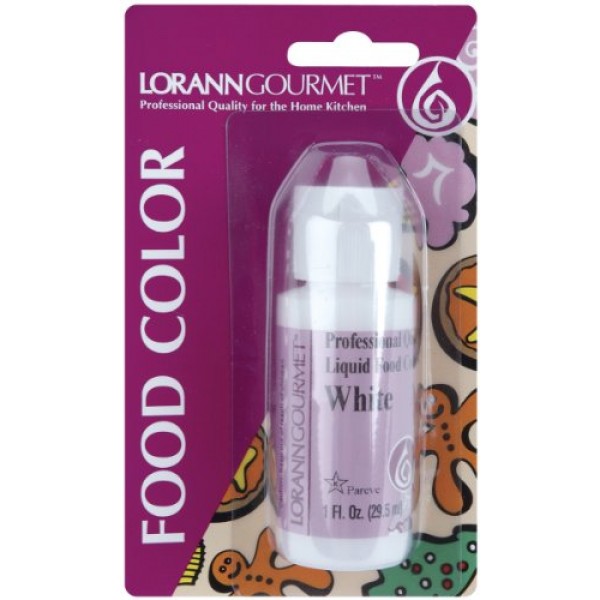 LorAnn Oils Liquid Food Color, 1 oz, White