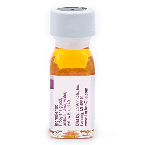 Lorann Peach Super Strength Flavor, 1 Dram Bottle .0125 Fl Oz -