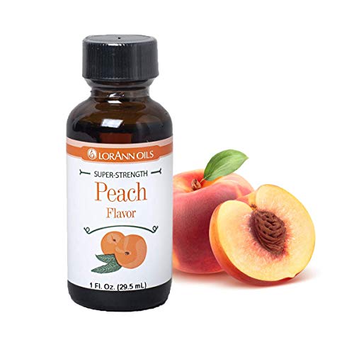Lorann Peach Super Strength Flavor, 1 Ounce Bottle
