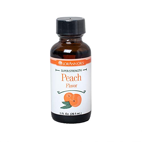 Lorann Peach Super Strength Flavor, 1 Ounce Bottle