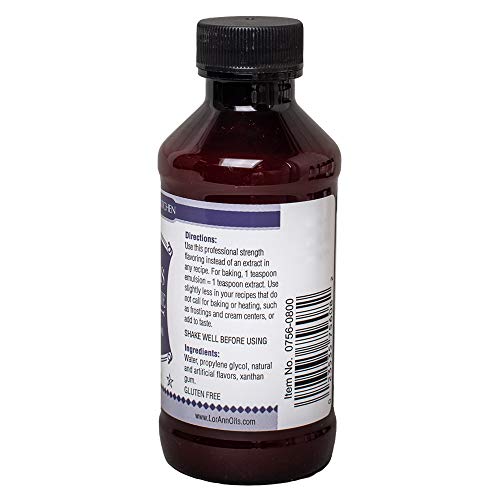 Lorann Princess Cake And Cookie Bakery Emulsion, 4 Ounce Bottle