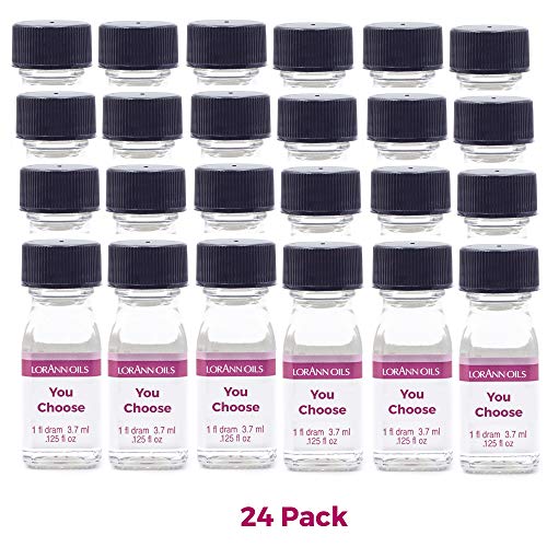 Lorann Ss Flavors 24 Pack Of 1 Dram Bottles .0125 Fl Oz - 3.7Ml