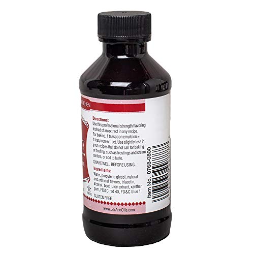 Lorann Strawberry Bakery Emulsion, 4 Ounce Bottle