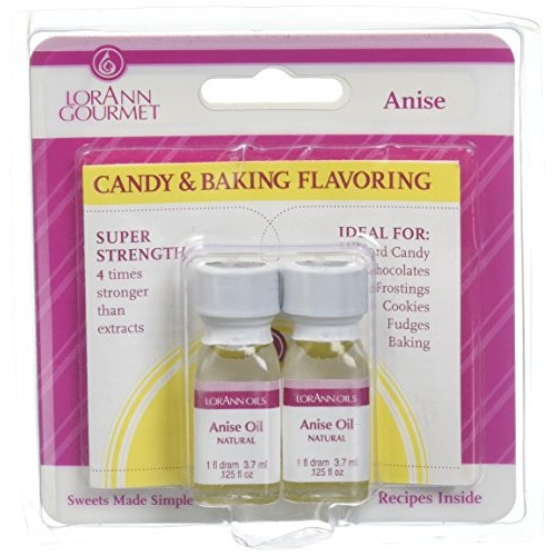 Lorann Super Strength Anise Oil, Natural Flavor, 1 Dram Bottle
