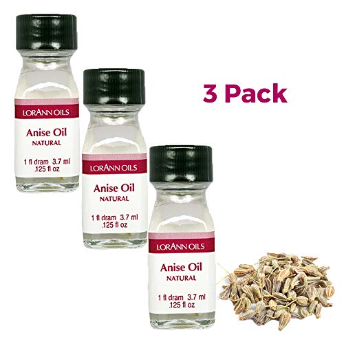 Lorann Super Strength Anise Oil, Natural Flavor, 1 Dram Bottle