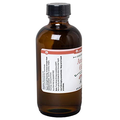 Lorann Super Strength Anise Oil, Natural Flavor, 4 Ounce Bottle