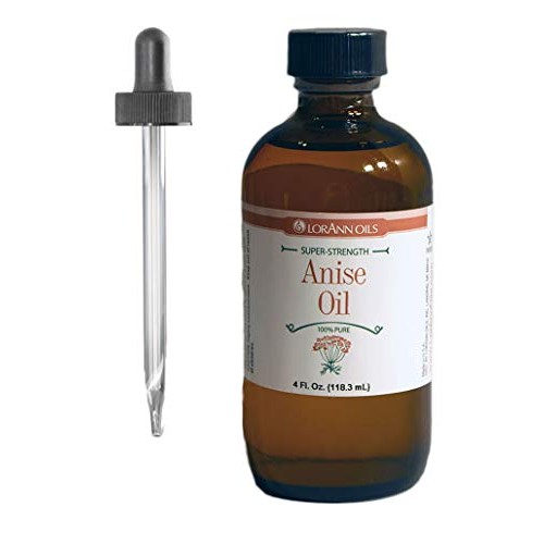 Lorann Super Strength Anise Oil, Natural Flavor, 4 Ounce Bottle