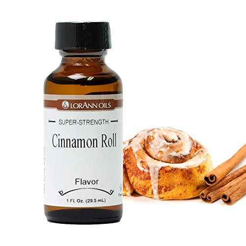 Lorann Super Strength Cinnamon Roll Flavor, 1 Ounce Bottle