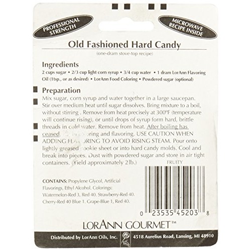 Lorann Super Strength Fruity Flavors In 1 Dram Bottles .0125 Fl