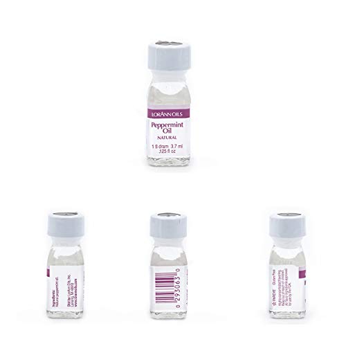 Lorann Super Strength Mint Variety Pack, 1 Dram .0125 Fl Oz - 3