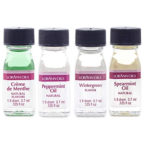 Lorann Super Strength Mint Variety Pack, 1 Dram .0125 Fl Oz - 3