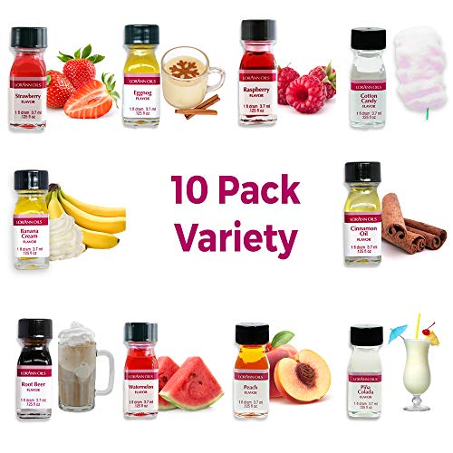 Lorann Super Strength Pack #3 Of 10 Fruity &Amp; More Flavors In 1 D