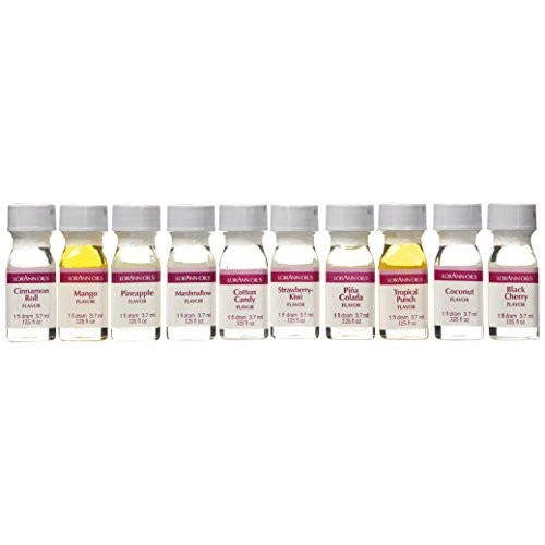 Lorann Super Strength Tropical Variety Pack, 1 Dram .0125 Fl Oz