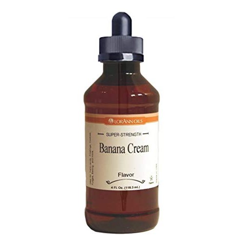 Banana Cream Hard Candy Flavoring, By Lorann Oils, 4 Oz With Gla