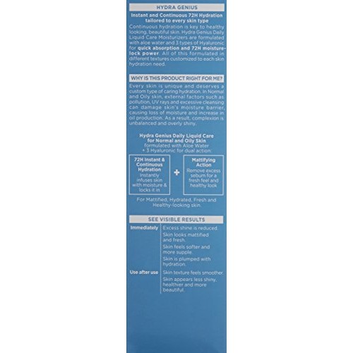 Loreal Paris Skincare Hydra Genius Daily Liquid Care Oil-Free F