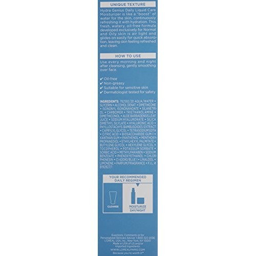 Loreal Paris Skincare Hydra Genius Daily Liquid Care Oil-Free F