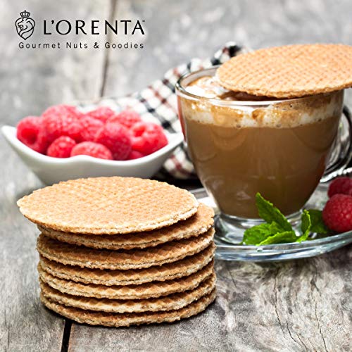 Lorenta Stroopwafels 8-Count Bag - Chocolate Wafer Cookies For