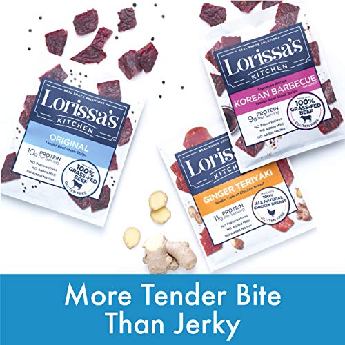 Lorissa’S Kitchen Grass-Fed Beef Snack Sticks, Original, 1 Oz.,