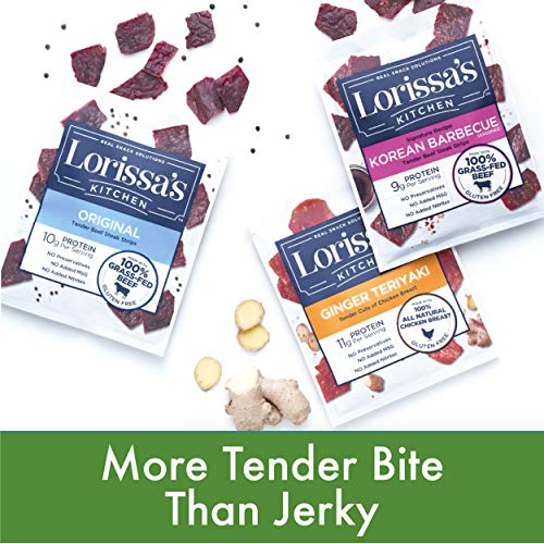 Lorissa’S Kitchen Grass Fed Beef Sticks, Jalapeño, 1 Oz., Pack O