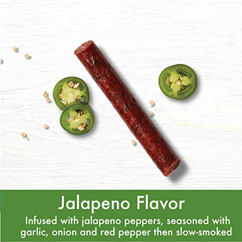 Lorissa’S Kitchen Grass Fed Beef Sticks, Jalapeño, 1 Oz., Pack O