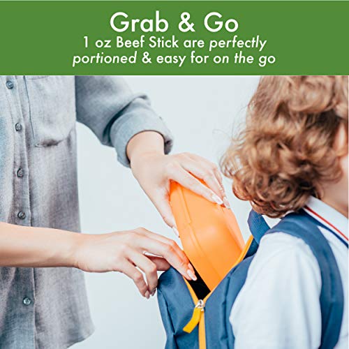 Lorissa’S Kitchen Grass Fed Beef Sticks, Jalapeño, 1 Oz., Pack O