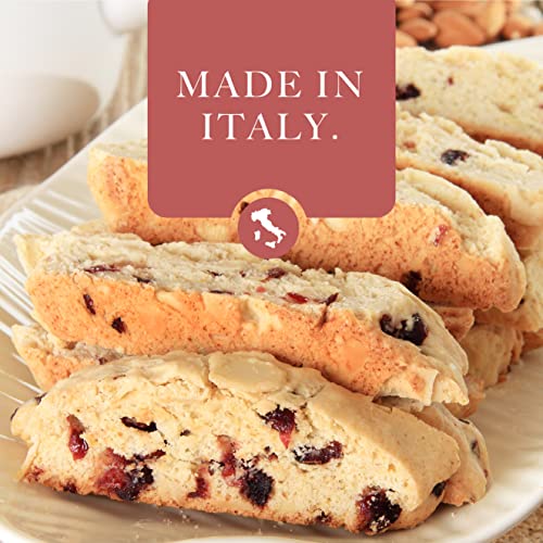 Cranberry Biscotti, Cantuccini dAbruzzo, Italian Cookies made w...
