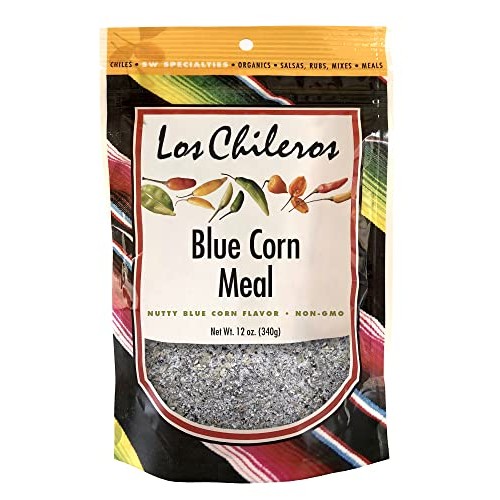 Los Chileros Blue Corn Meal, 12 Ouncepackage May Vary