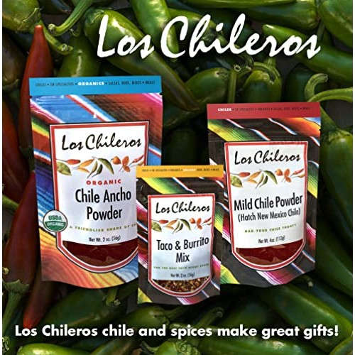 Los Chileros Blue Corn Pancake and Waffle Mix, 16 Ounce