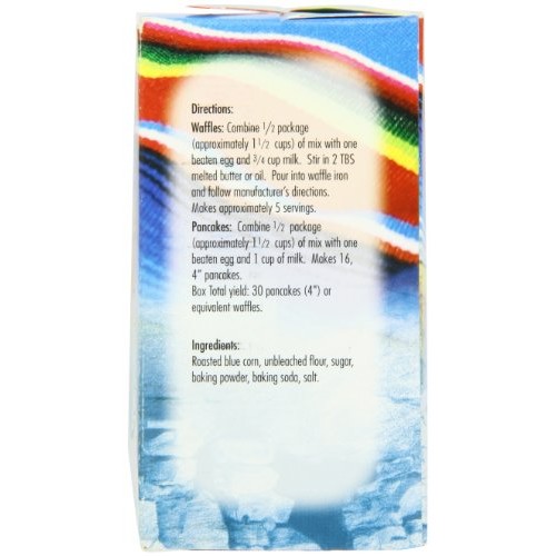 Los Chileros Blue Corn Pancake and Waffle Mix, 16 Ounce