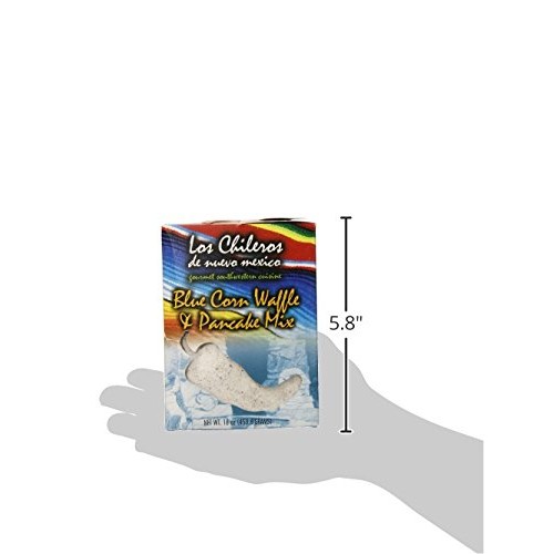 Los Chileros Blue Corn Pancake and Waffle Mix, 16 Ounce