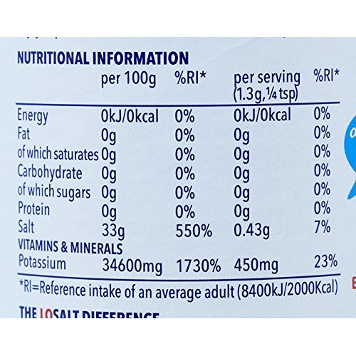 Lo Salt Reduced Sodium Salt 350G