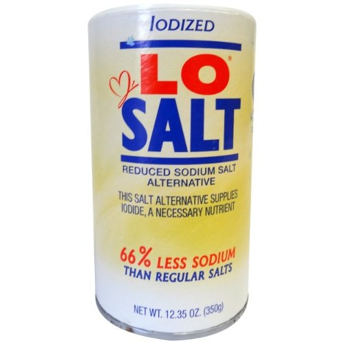 Losalt Iodized Salt, 12.35-Ounce Pack Of 3