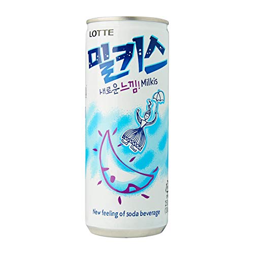 Lotte Milkis Soda Beverage, 8.5 Fluid Ounce Pack Of 6