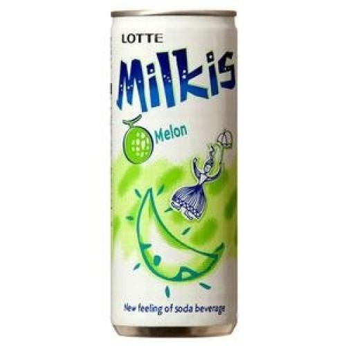 Lotte Milkis Soft Soda Variety Favor Melon, Pack Of 6