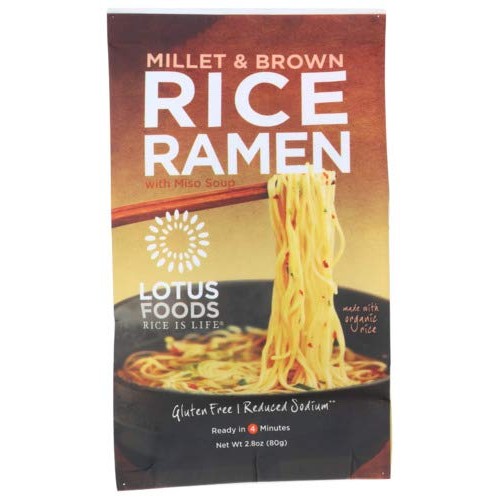 Lotus Foods Organic Ramen Miso Soup Mix-Millet &Amp; Brown-2.8 Oz