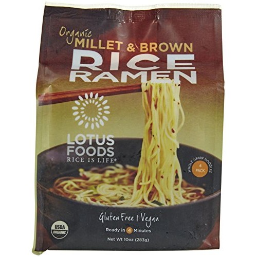 Lotus Foods Organic Ramen Noodles-Millet &Amp; Brown-10 Oz