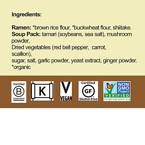 Lotus Foods Gourmet Buckwheat Mushroom Brown Rice Ramen And Mush