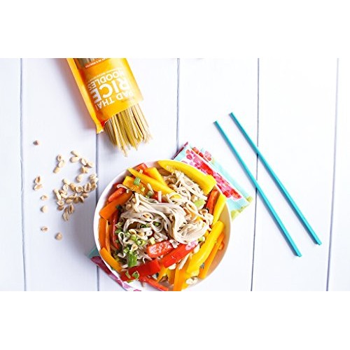 Lotus Foods Gourmet Organic Brown Rice Pad Thai Noodles, 8 Count