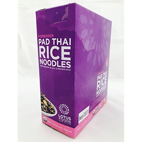 Lotus Foods Gourmet Organic Forbidden Rice Pad Thai Noodles, 8 O
