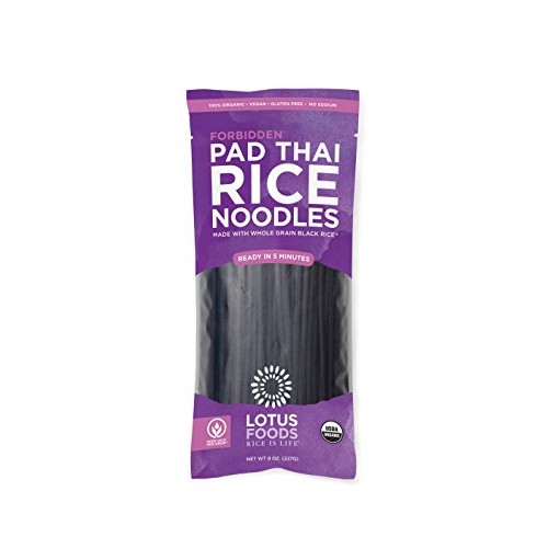 Lotus Foods Gourmet Organic Forbidden Rice Pad Thai Noodles, 8 O