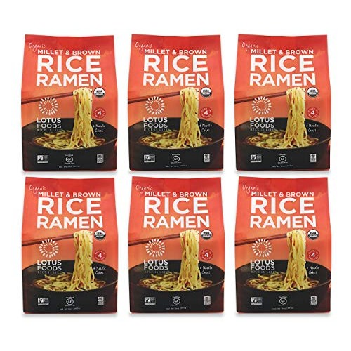 Lotus Foods Gourmet Organic Millet And Brown Rice Ramen Noodles,