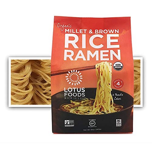 Lotus Foods Gourmet Organic Millet And Brown Rice Ramen Noodles,
