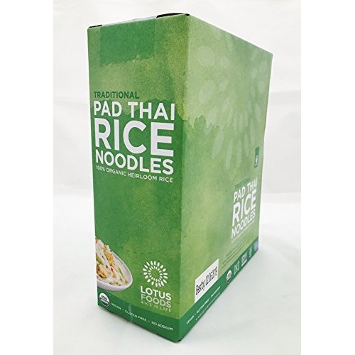 Lotus Foods Gourmet Organic Traditional Pad Thai Noodles, 8 Count