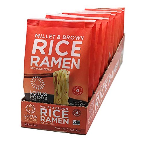 Lotus Foods Millet &Amp; Brown Rice Ramen With Miso Soup, Low Sodium